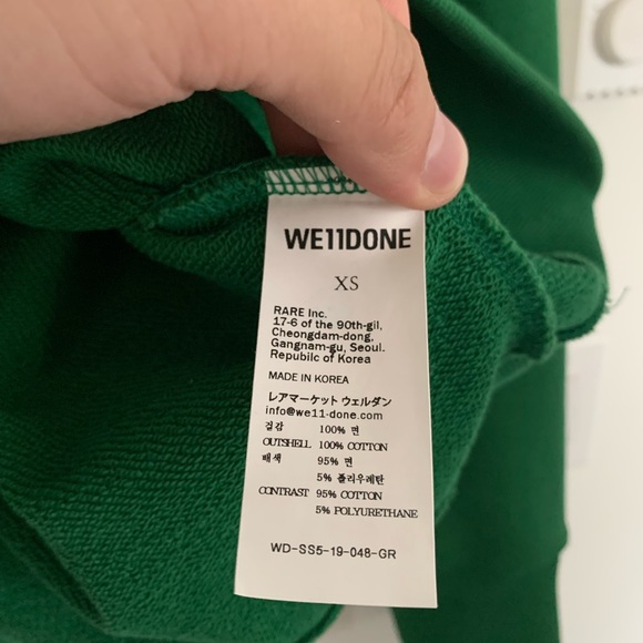 We11done Sweatshirt - Picture 2 of 4